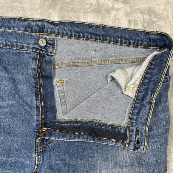 Levi Strauss & Co Mens Jeans 559 W42 L32 Blue Denim Straight Leg Casual - Picture 7 of 12